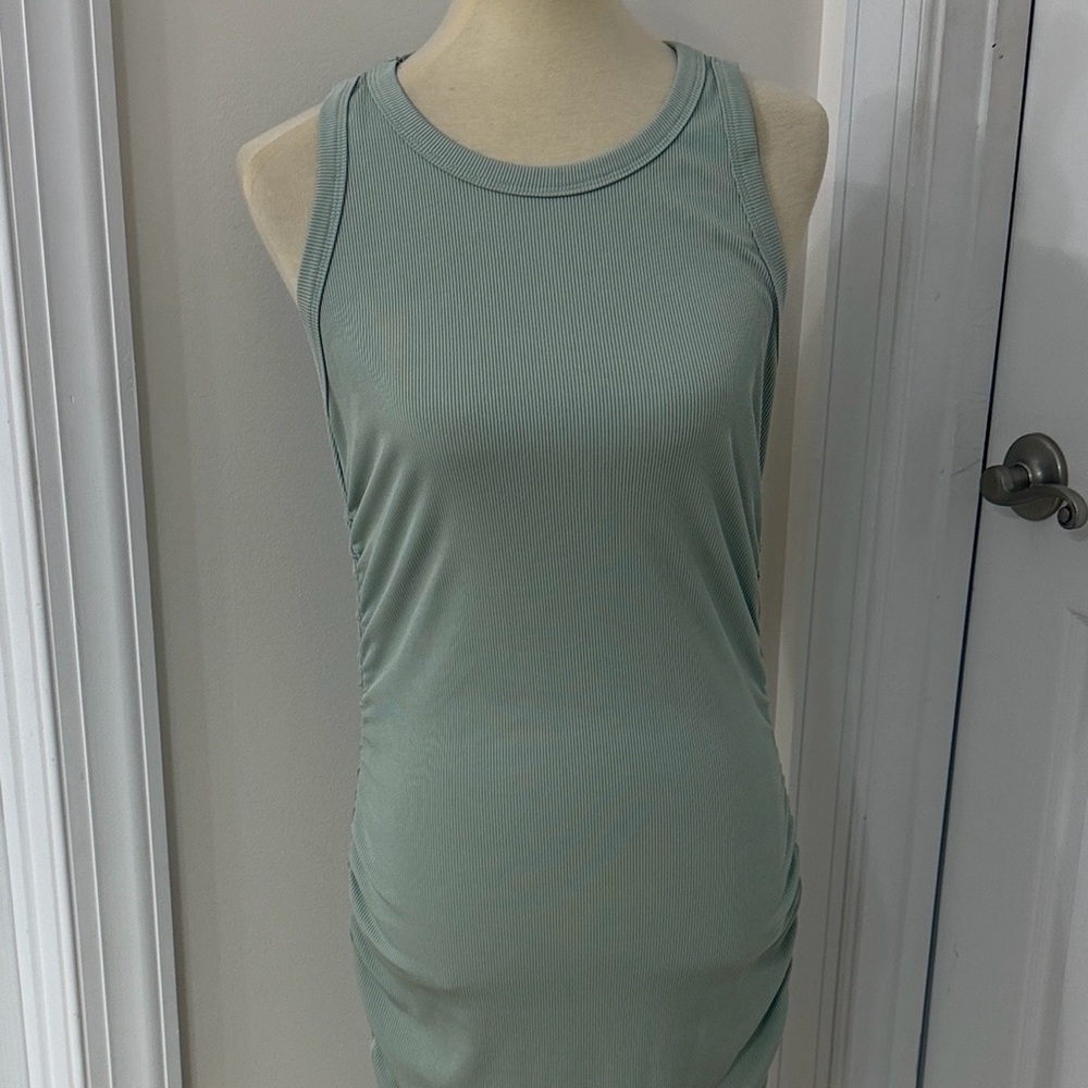 BTFBM Ribbed Side-cinched Tank Dress - Picture 2 of 8